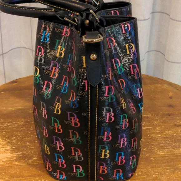 Dooney & Bourke DB75 Multi Brenna Satchel Handbag - Picture 9 of 12